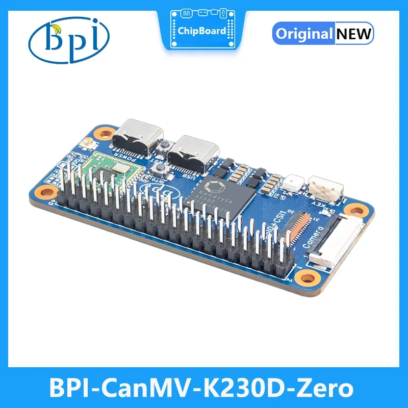Banana Pi BPI-CanMV-K230D-Zero Canaan K230D RISC-V 128 ОЗУ Двойная камера MIPI CSI srceen 40-контактный одноплатный компьютер GPIO SBC
Banana Pi BPI-CanMV-K230D-Zero Canaan K230D RISC-V 128 ОЗУ Двойная камера MIPI CSI srceen 40-контактный одноплатный компьютер GPIO SBC