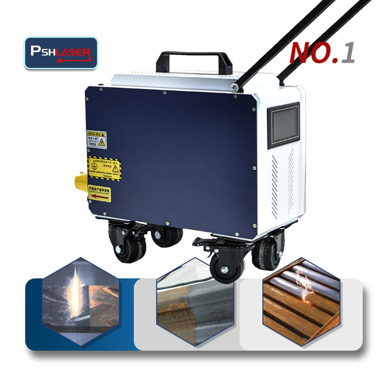 100W 200W Handheld Pulsed Laser Cleaning Machine for Rust Paint Oil Removal Portable Laser Cleaner
100W 200W Handheld Pulsed Laser Cleaning Machine for Rust Paint Oil Removal Portable Laser Cleaner