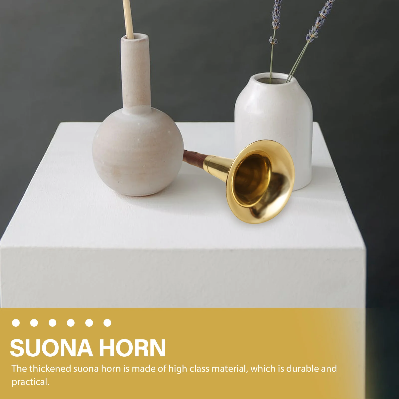 Suona Bowl Professional Brass Sound Amplifier Thickened Horn Replacement Accessory Durable Musical Instrument Part
Suona Bowl Professional Brass Sound Amplifier Thickened Horn Replacement Accessory Durable Musical Instrument Part