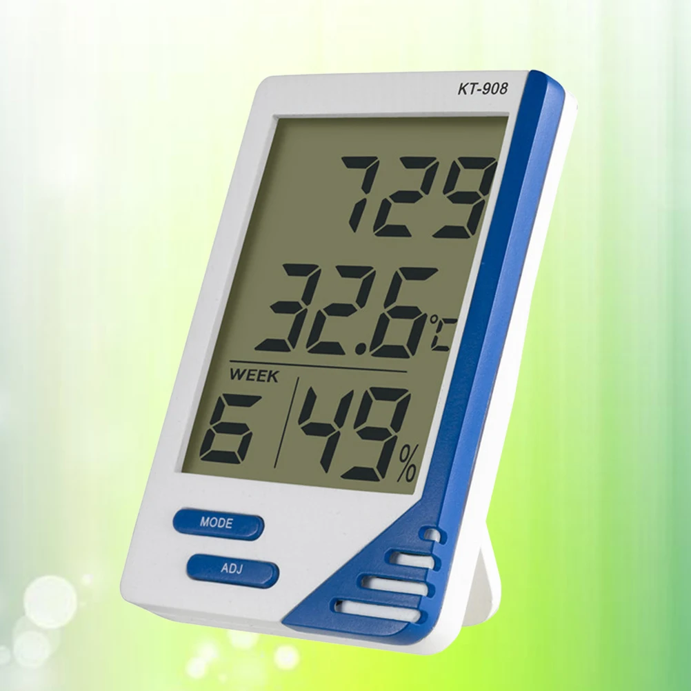 Digital Thermometer Hygrometer Temperature Humidity Meter Clock Home Office Warehouse Portable Indoor Use Celsius Fahrenheit
Digital Thermometer Hygrometer Temperature Humidity Meter Clock Home Office Warehouse Portable Indoor Use Celsius Fahrenheit