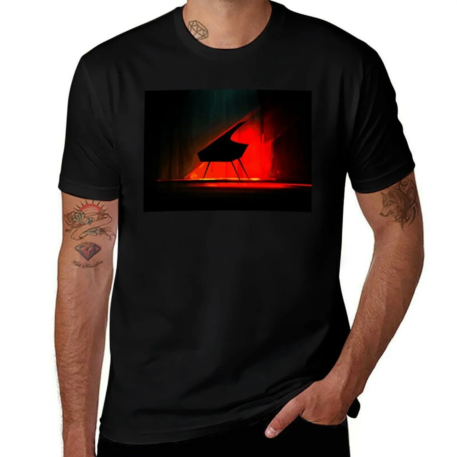 Minimalistic Piano Artwork T-Shirt vintage t shirts plus sizes sweat funny costumes t shirts for men
Minimalistic Piano Artwork T-Shirt vintage t shirts plus sizes sweat funny costumes t shirts for men