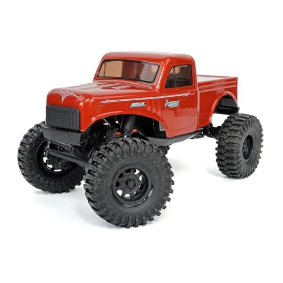 Ascent 18 Brushless RC Rock Crawler 4WD 1/18 RC Crawler with Portal Axles, High Steer Geometry, Waterproof ESC, LiPo Battery, R
Ascent 18 Brushless RC Rock Crawler 4WD 1/18 RC Crawler with Portal Axles, High Steer Geometry, Waterproof ESC, LiPo Battery, R