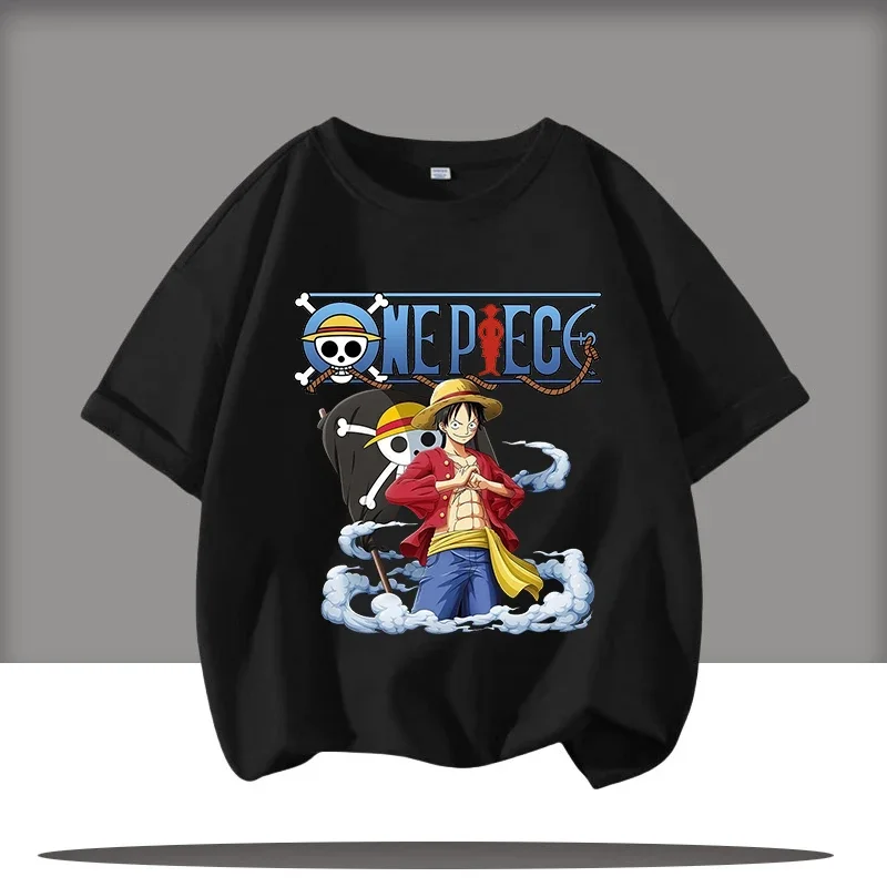 New summer T-shirt - One Piece children's short-sleeved shirt with Luffy's cartoon print - Boys' sportswear or girls' casual top
New summer T-shirt - One Piece children's short-sleeved shirt with Luffy's cartoon print - Boys' sportswear or girls' casual top