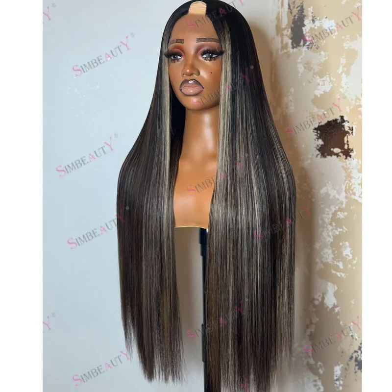 Ashy Cool Grey Blonde Highlight Human Hair Black Women Full 180Density Machine Made U Part Wigs Glueless Natural 30Inch Wigs
Ashy Cool Grey Blonde Highlight Human Hair Black Women Full 180Density Machine Made U Part Wigs Glueless Natural 30Inch Wigs