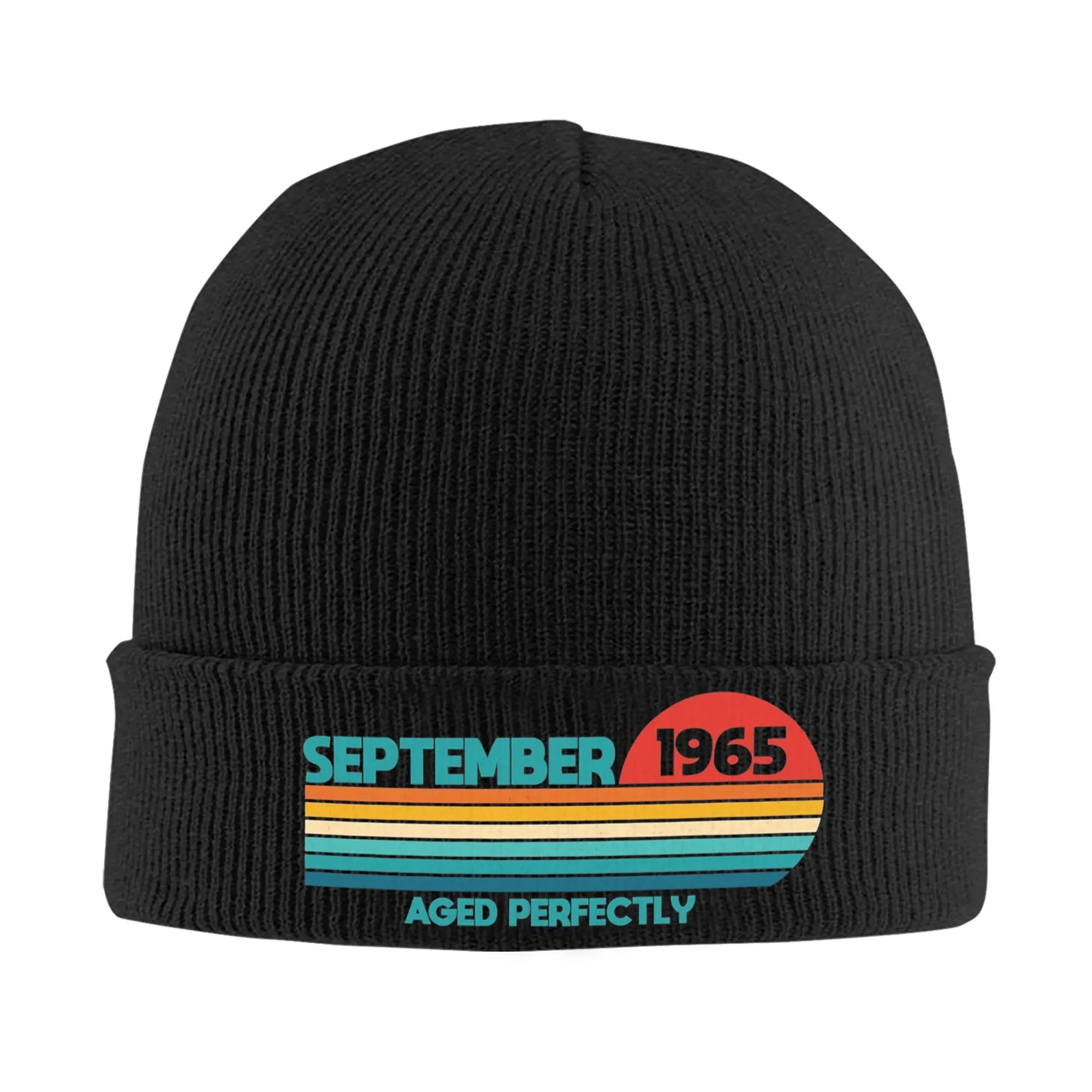 September 1965 Retro Sunset 60th Birthday Knitting Hat Beanie Hats Outdoor Elastic Male Bonnet Hats Winter Design Casual Caps 
September 1965 Retro Sunset 60th Birthday Knitting Hat Beanie Hats Outdoor Elastic Male Bonnet Hats Winter Design Casual Caps