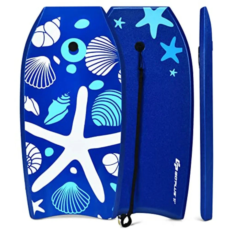 Bodyboard for Beach: Lightweight EPS Core Body Board with Wrist Leash, XPE Deck, HDPE Slick Bottom Ideal for,Teens Adults Surfi
Bodyboard for Beach: Lightweight EPS Core Body Board with Wrist Leash, XPE Deck, HDPE Slick Bottom Ideal for,Teens Adults Surfi