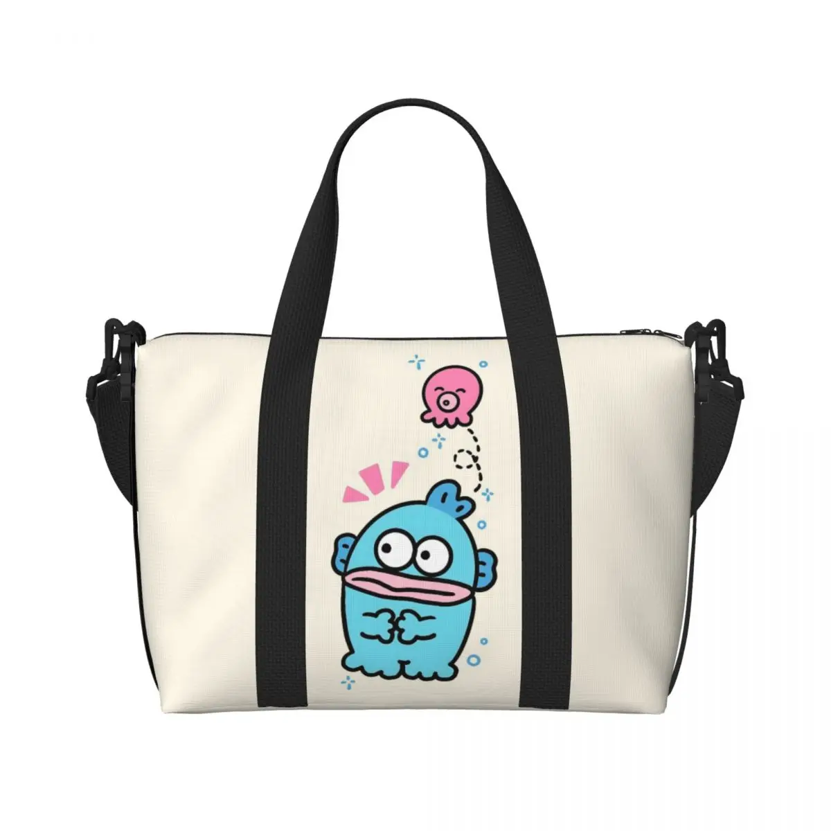 Custom Hangyodon Beach Tote Bag for Women Merman Large Compartment Gym Beach Travel Bags
Custom Hangyodon Beach Tote Bag for Women Merman Large Compartment Gym Beach Travel Bags