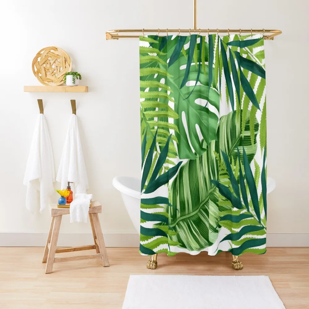 Tropical leaves III Shower Curtain Waterproof Fabric Shower For Bathrooms For Bathroom Cute Shower Curtain
Tropical leaves III Shower Curtain Waterproof Fabric Shower For Bathrooms For Bathroom Cute Shower Curtain