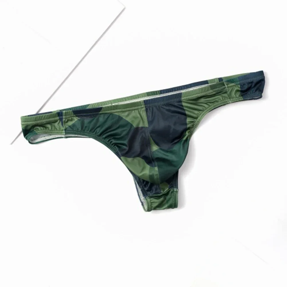 Men Thin Briefs Breathable Underwear Low Waist Elastic Thong Camouflage G-string Quick Dry Lingerie Sissy U Convex Pouch Panties
Men Thin Briefs Breathable Underwear Low Waist Elastic Thong Camouflage G-string Quick Dry Lingerie Sissy U Convex Pouch Panties