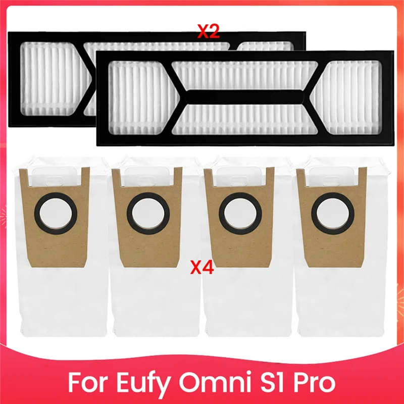TFTP-6PCS Vacuum Filter And Dust Bag Set For Eufy Omni S1 Pro Vacuum Cleaner Replacement Parts Filter Dust Bag
TFTP-6PCS Vacuum Filter And Dust Bag Set For Eufy Omni S1 Pro Vacuum Cleaner Replacement Parts Filter Dust Bag