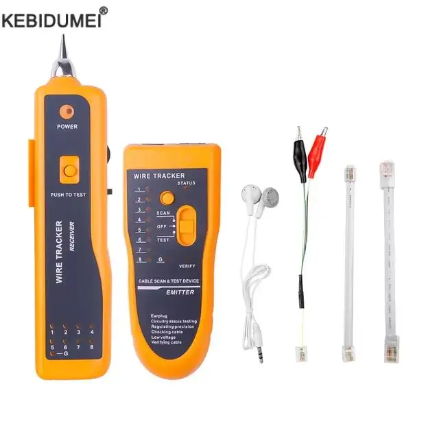 Тестер проводов RJ45 RJ11 Кабельный трекер Line Finder Сетевой трекер Ethernet LAN Network Cat5 Cat6 Набор инструментов для отслеживания телефонного кабеля
Тестер проводов RJ45 RJ11 Кабельный трекер Line Finder Сетевой трекер Ethernet LAN Network Cat5 Cat6 Набор инструментов для отслеживания телефонного кабеля