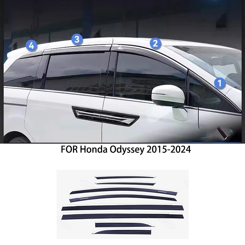 Автомобильные аксессуары, подходят для Honda Odyssey 2015-2024, черный водонепроницаемый козырек из АБС-пластика для дверей, окон, вентиляционные шторы, защита от солнца и дождя
Автомобильные аксессуары, подходят для Honda Odyssey 2015-2024, черный водонепроницаемый козырек из АБС-пластика для дверей, окон, вентиляционные шторы, защита от солнца и дождя
