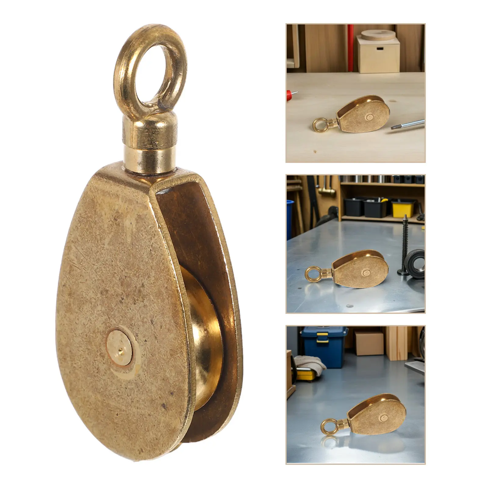 38Mm Brass Marine Pulley Block for Flagpole Hardware Smooth Silent Bearing Corrosion Resistant Yacht Sailboat Canoe Kayak Deck
38Mm Brass Marine Pulley Block for Flagpole Hardware Smooth Silent Bearing Corrosion Resistant Yacht Sailboat Canoe Kayak Deck