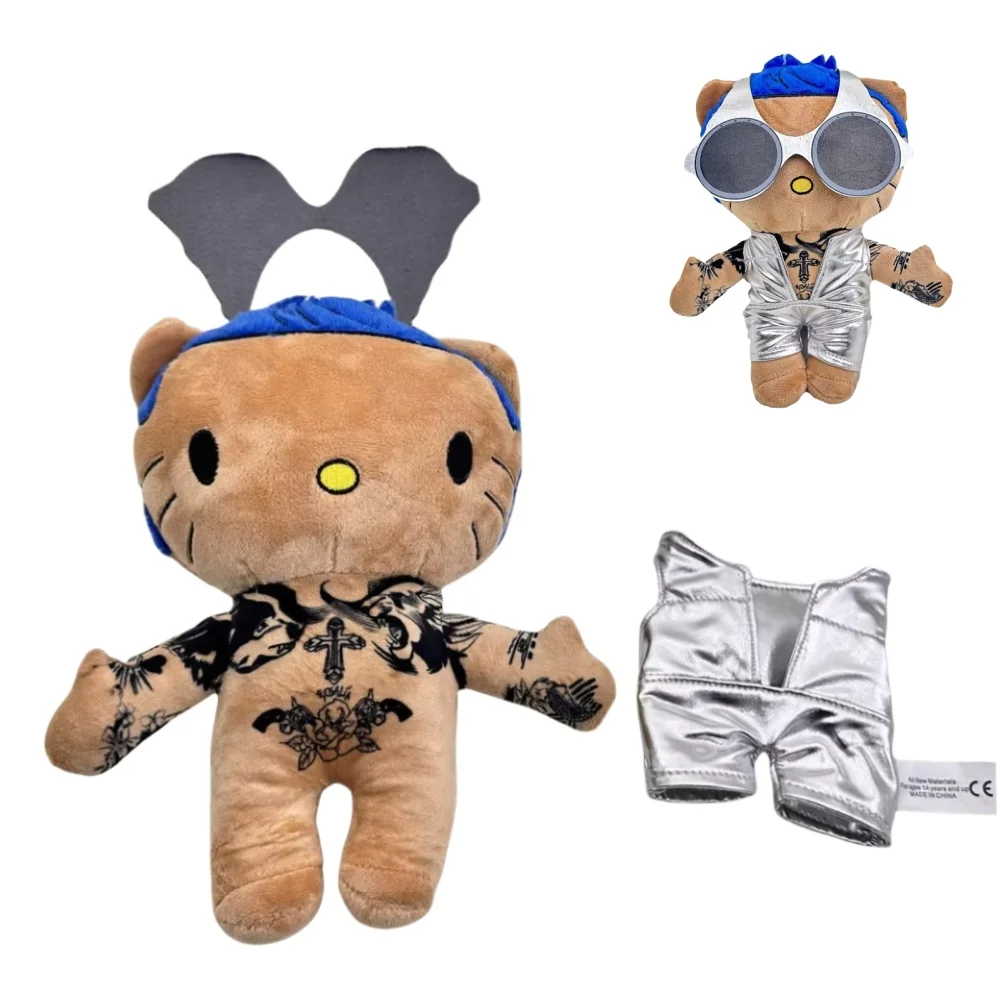 Плюшевые куклы «Hello Kitty» Rauw Alejandro, аниме, плюшевая подушка, игрушка, забавные украшения по индивидуальному заказу, детский рождественский подарок
Плюшевые куклы «Hello Kitty» Rauw Alejandro, аниме, плюшевая подушка, игрушка, забавные украшения по индивидуальному заказу, детский рождественский подарок