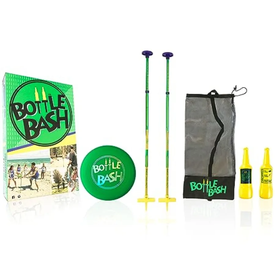 Bottle Bash Outdoor Flying Disc Game Set Frisbee Toss Backyard and Beach Game for Family Adult - Beersbee Polish Horseshoes
Bottle Bash Outdoor Flying Disc Game Set Frisbee Toss Backyard and Beach Game for Family Adult - Beersbee Polish Horseshoes