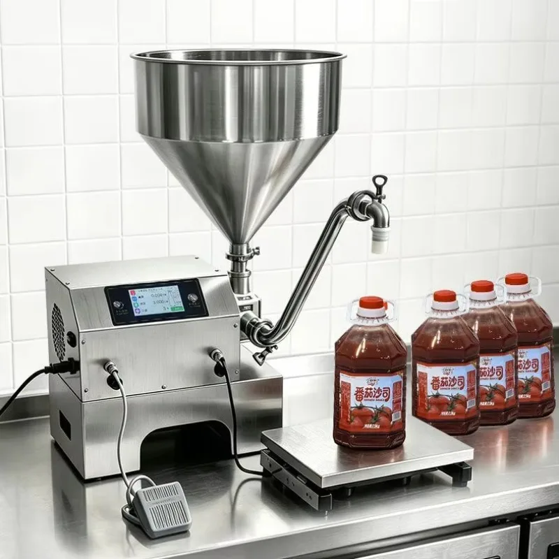 Automatic 30kg Weighing Sauce Filling Machine With Rotary Lobe Pump High Viscosity Paste Filler For Honey Jam Peanut Butter
Automatic 30kg Weighing Sauce Filling Machine With Rotary Lobe Pump High Viscosity Paste Filler For Honey Jam Peanut Butter