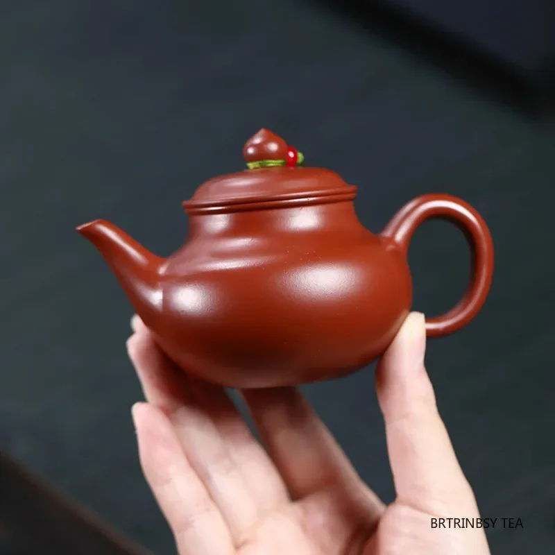 Yixing Handmade Purple Clay Teapot Chinese Tradition Zisha Tea Pot Raw Ore Dahongpao Kettle Household Tea Set Teaware 140ml
Yixing Handmade Purple Clay Teapot Chinese Tradition Zisha Tea Pot Raw Ore Dahongpao Kettle Household Tea Set Teaware 140ml