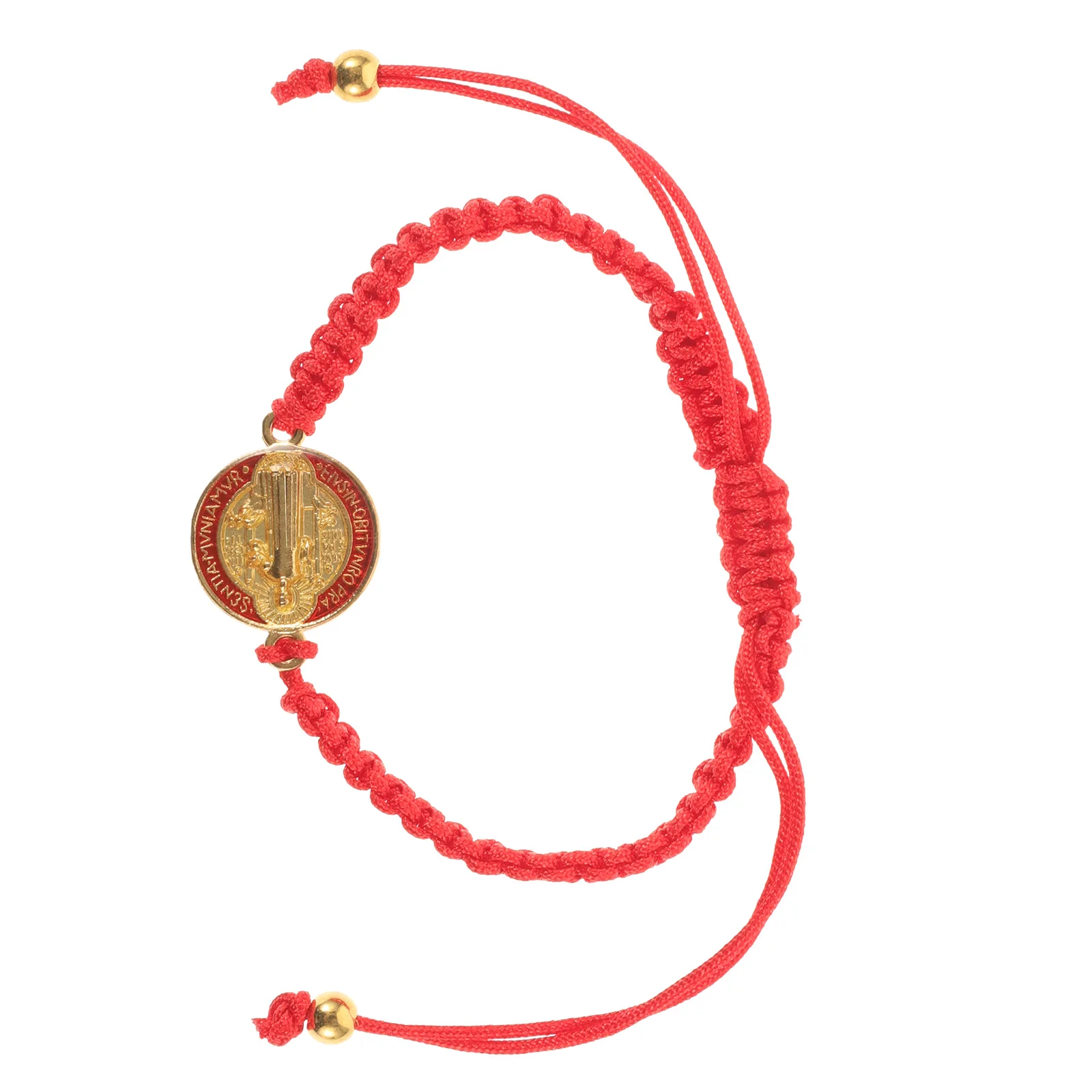 Saint Benedict Bracelet Red H made Jesus Braided Alloy Christian Adjustable for Men Women Daily Wear Woven Bracelets
Saint Benedict Bracelet Red H made Jesus Braided Alloy Christian Adjustable for Men Women Daily Wear Woven Bracelets