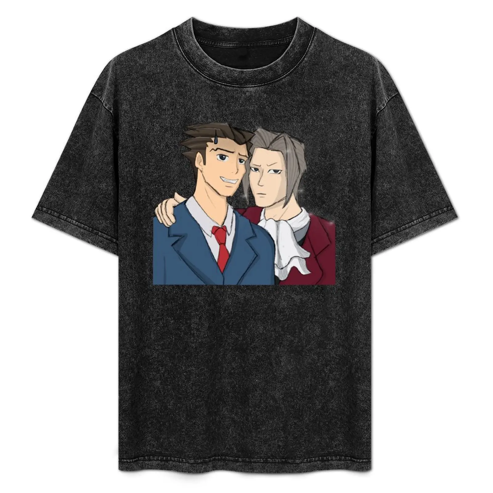Phoenix Wright and Miles Edgeworth T-Shirt Lightweight Sport Basic T-Shirt
Phoenix Wright and Miles Edgeworth T-Shirt Lightweight Sport Basic T-Shirt