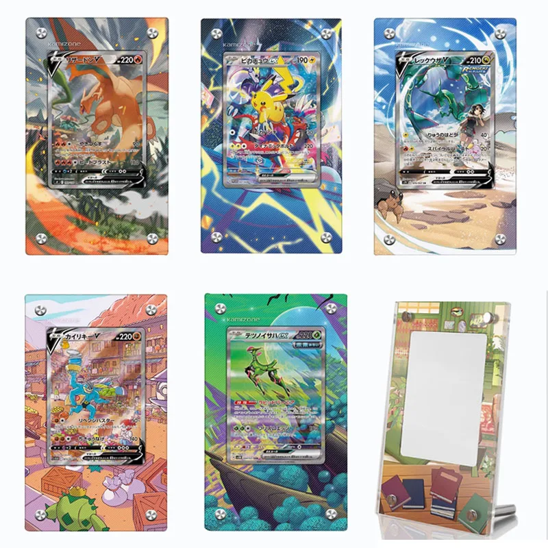 PokeMon Extended Drawing Card Brick Charizard Machamp Gardevoir Game Collection Card Display Stand Acrylic Toy Birthday Gift
PokeMon Extended Drawing Card Brick Charizard Machamp Gardevoir Game Collection Card Display Stand Acrylic Toy Birthday Gift