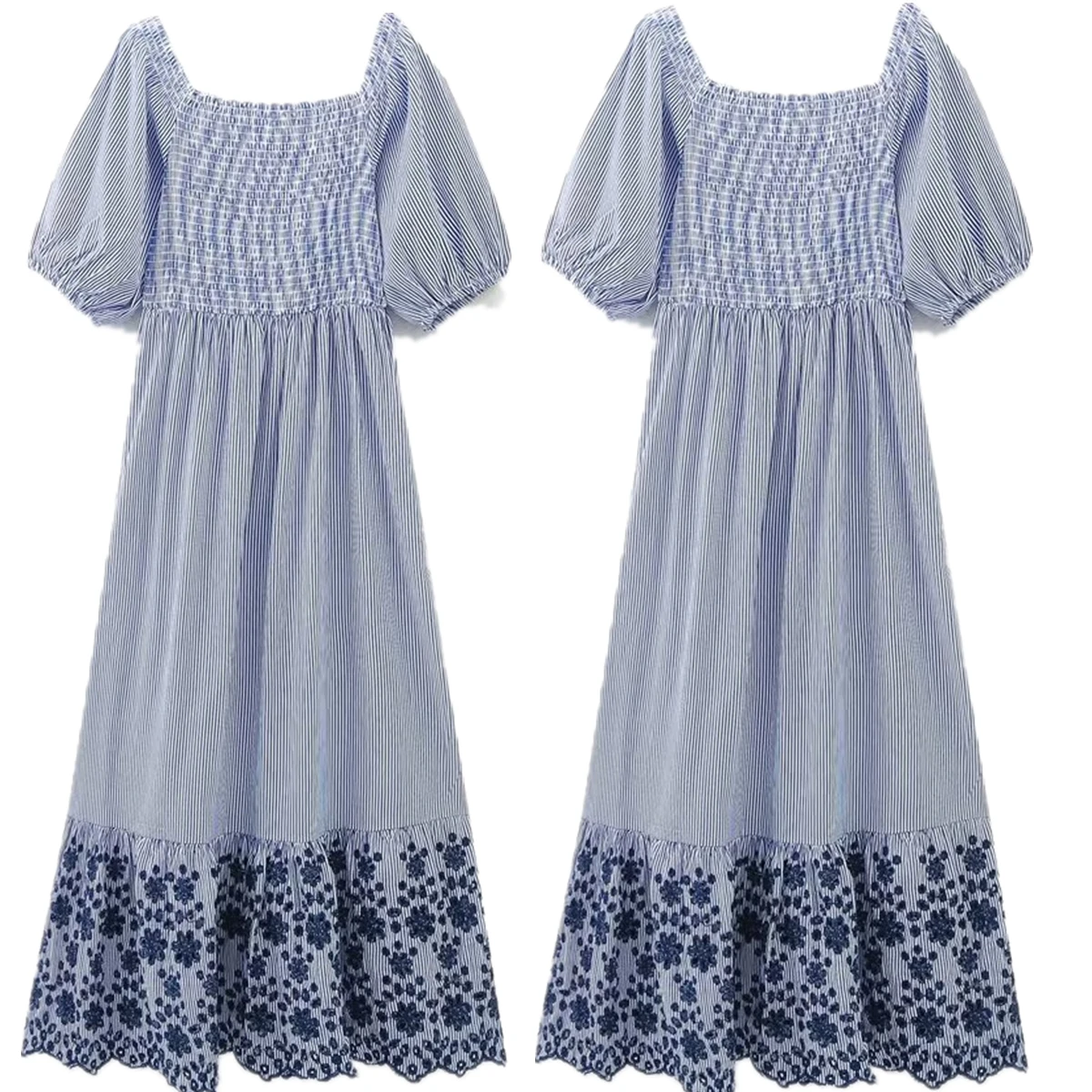 Jenny&Dave Flower Embroidered Short Sleeve Drop Shoulder Midi Dress French Minimalist Fashion Ladies Dress Women
Jenny&Dave Flower Embroidered Short Sleeve Drop Shoulder Midi Dress French Minimalist Fashion Ladies Dress Women