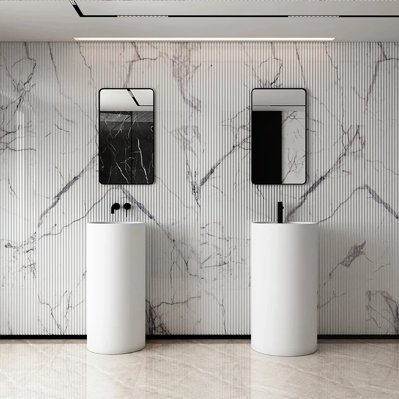 BUYBAY Marble Bathroom Wash Basin Solid Surface Floor Free Stand Pedestal Basin Sink Hotel Hot Selling
BUYBAY Marble Bathroom Wash Basin Solid Surface Floor Free Stand Pedestal Basin Sink Hotel Hot Selling