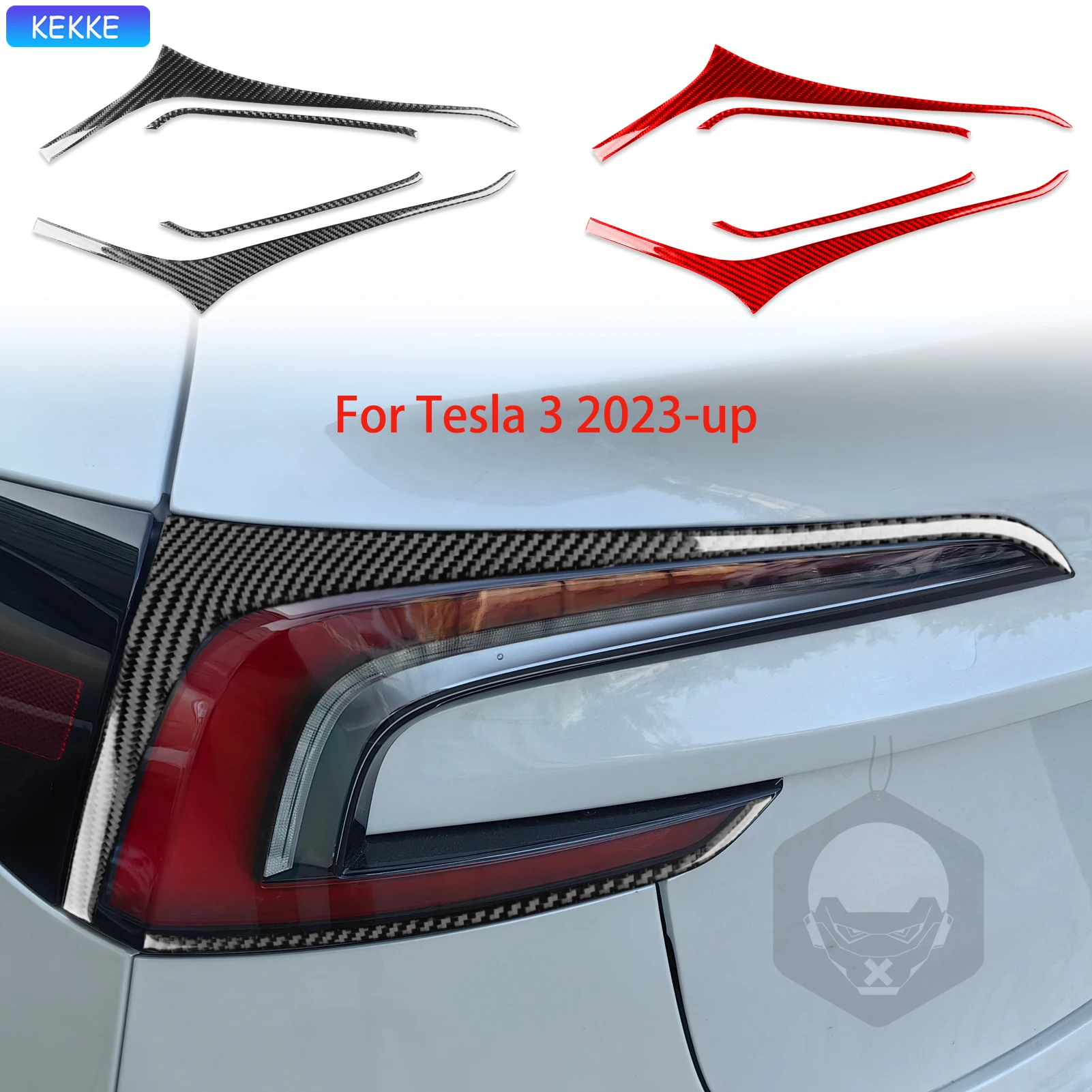 For Tesla 3 2023-up Tail Lamp Soft Carbon Fiber Decorative Car Exterior Accessories Stickers
For Tesla 3 2023-up Tail Lamp Soft Carbon Fiber Decorative Car Exterior Accessories Stickers