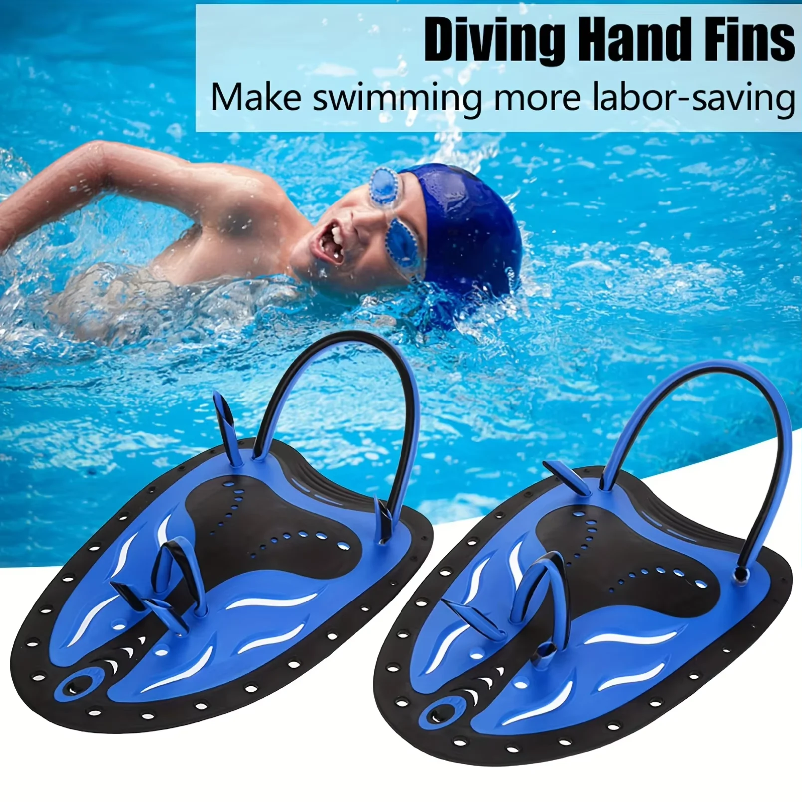 1 Pair Swim Hand Paddles, Professional Swimming Webbed Golves, For Water Sports Training
1 Pair Swim Hand Paddles, Professional Swimming Webbed Golves, For Water Sports Training