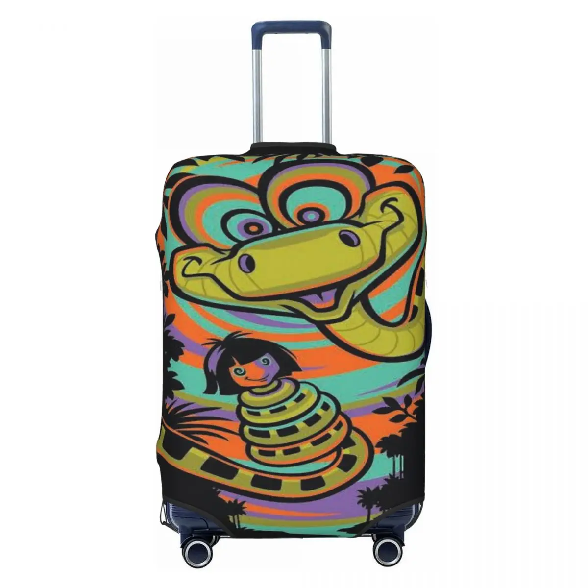 Custom The Jungle Book Kaa Shere Khan Luggage Cover Cute Suitcase Protector Covers Suit For 18-32 inch
Custom The Jungle Book Kaa Shere Khan Luggage Cover Cute Suitcase Protector Covers Suit For 18-32 inch