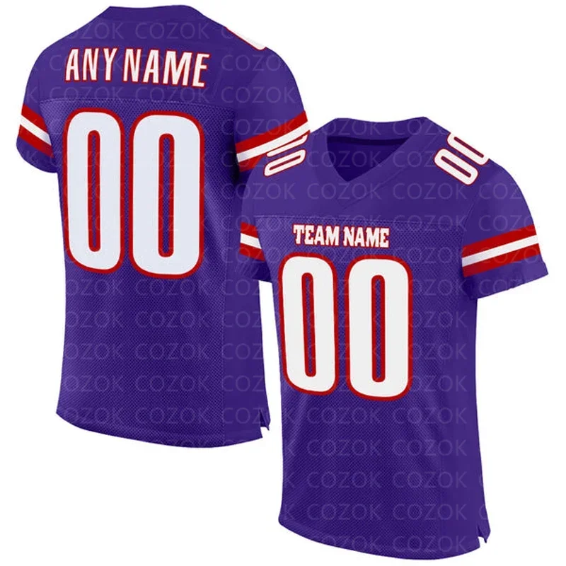 Blue Red Color series Customized Football Jersey for Men Football Short Sleeves Athletic Tee Shirts
Blue Red Color series Customized Football Jersey for Men Football Short Sleeves Athletic Tee Shirts