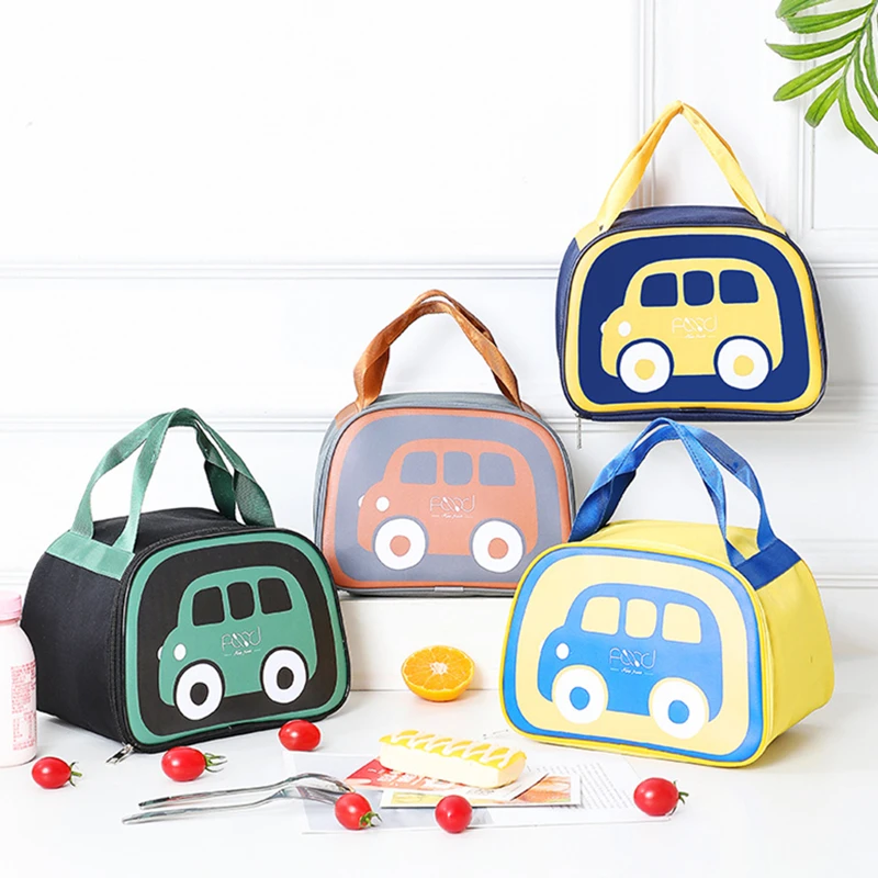 Cute Cartoon Car Lunch Bag Children Portable Food Storage insulation Bag Large Handbag for Boys Girls Travel Picnic Pouch
Cute Cartoon Car Lunch Bag Children Portable Food Storage insulation Bag Large Handbag for Boys Girls Travel Picnic Pouch