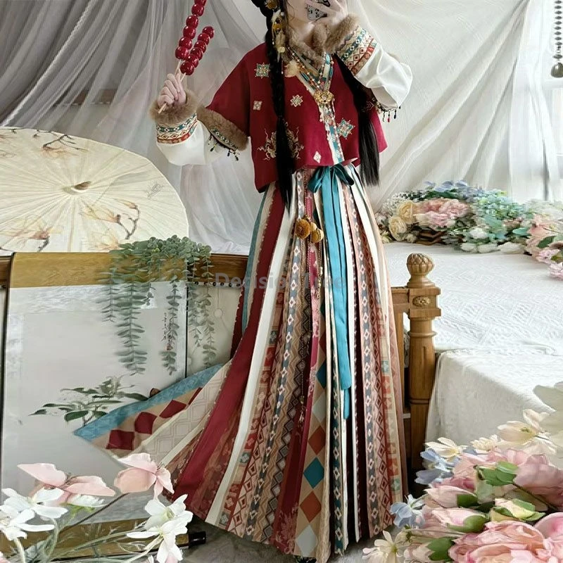 2025 chinese tang dynasty traditional daily hanfu ancient style princess gorgeous elegant garment winter thicken warm hanfu
2025 chinese tang dynasty traditional daily hanfu ancient style princess gorgeous elegant garment winter thicken warm hanfu