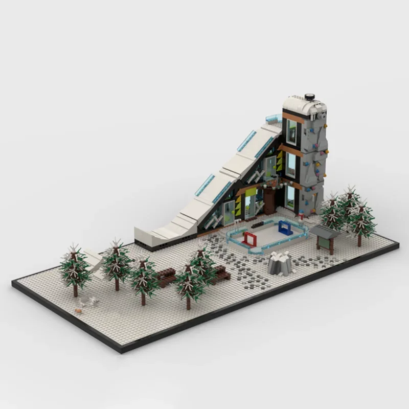 MOC-60366 Winter Ski And Climbing Center Diorama Building Model Block Assembly Model Brick Toy Children's Present
MOC-60366 Winter Ski And Climbing Center Diorama Building Model Block Assembly Model Brick Toy Children's Present