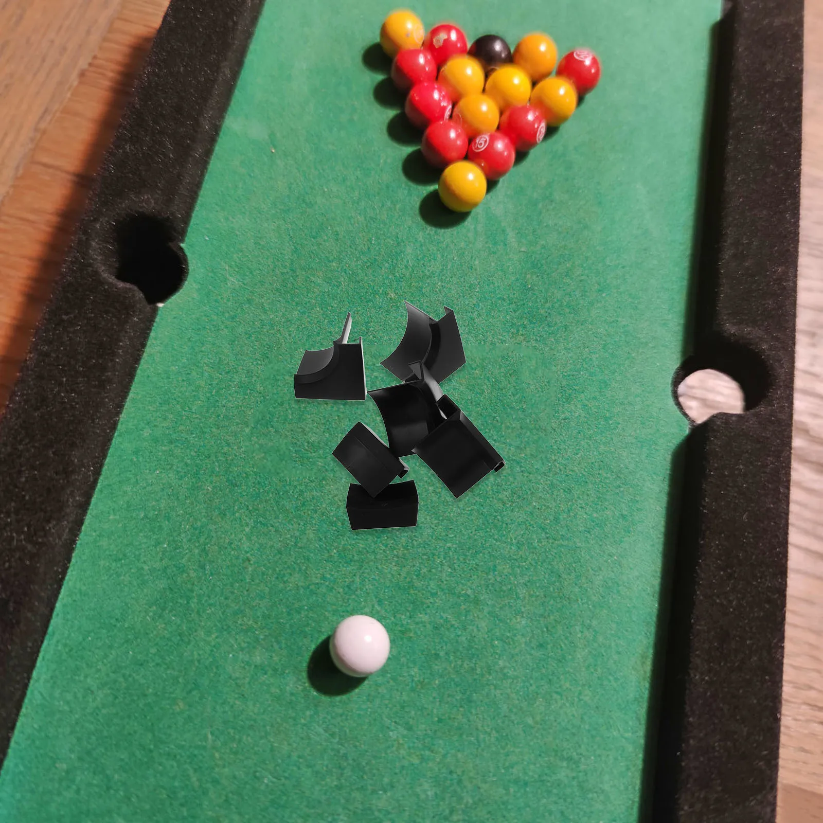 1Set Mini Pool Table Accessories Kit Kids Plastic Cue Ball Rack Variety Accessories Improve Skills Reaction Pool Ball Set
1Set Mini Pool Table Accessories Kit Kids Plastic Cue Ball Rack Variety Accessories Improve Skills Reaction Pool Ball Set