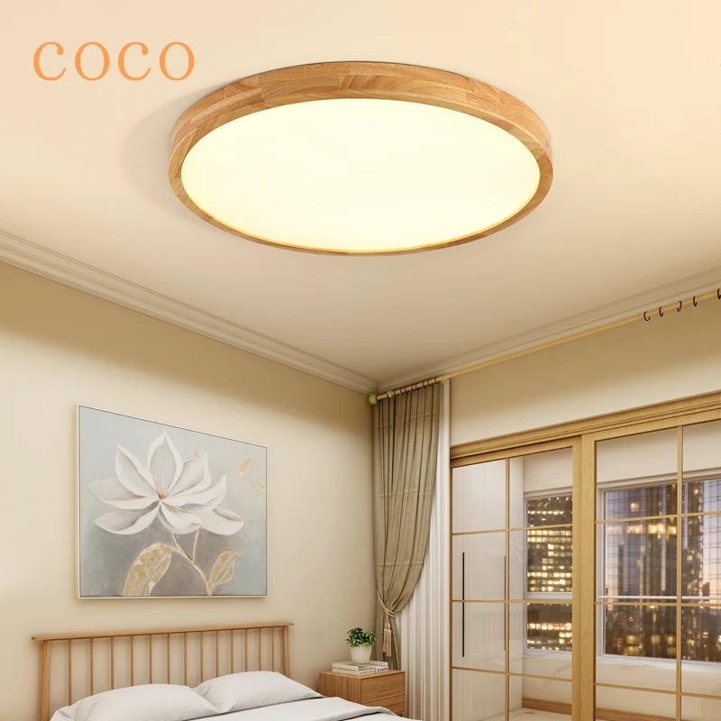 Northern Europe Wood color LED Ceiling Lights With Ultra-thin Lighting For Study Living Room Bedroom Indoor Home Decorate Lamps
Northern Europe Wood color LED Ceiling Lights With Ultra-thin Lighting For Study Living Room Bedroom Indoor Home Decorate Lamps