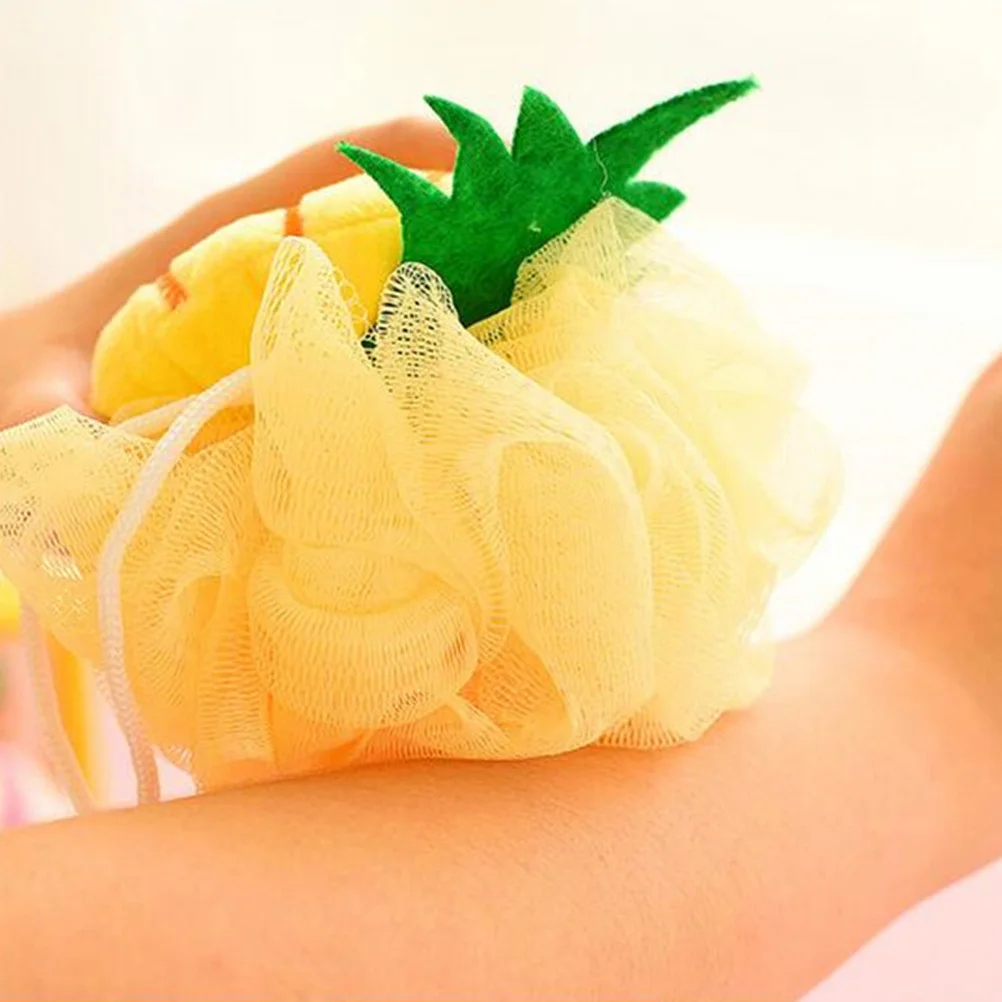 4Pcs Fruit Shape Bath Ball Mesh Sponge Large Shower Ball Soft Comfortable Shower Supplies Relaxing Mesh Pouf Pineapple
4Pcs Fruit Shape Bath Ball Mesh Sponge Large Shower Ball Soft Comfortable Shower Supplies Relaxing Mesh Pouf Pineapple