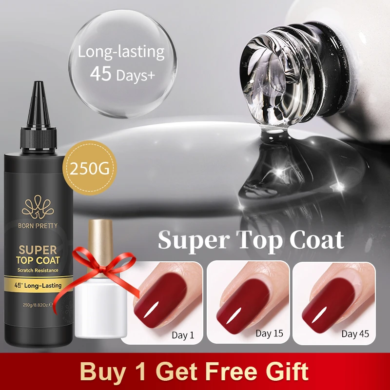 BORN PRETTY 250g Base Gel Super Top Coat Matte Top Coat Gel Polish Soak Off UV LED Gel Varnish Functional Gel Nail Salon
BORN PRETTY 250g Base Gel Super Top Coat Matte Top Coat Gel Polish Soak Off UV LED Gel Varnish Functional Gel Nail Salon