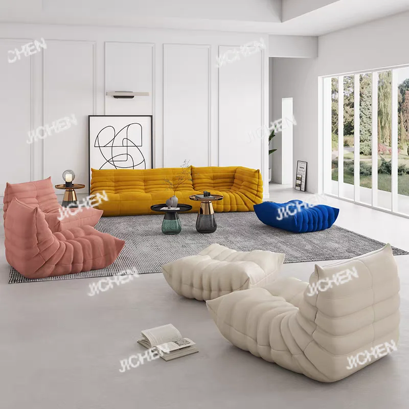 Lazy sofa triple chair living room modular modular sofa seat caterpillar for Togo Nordic lounge chair
Lazy sofa triple chair living room modular modular sofa seat caterpillar for Togo Nordic lounge chair