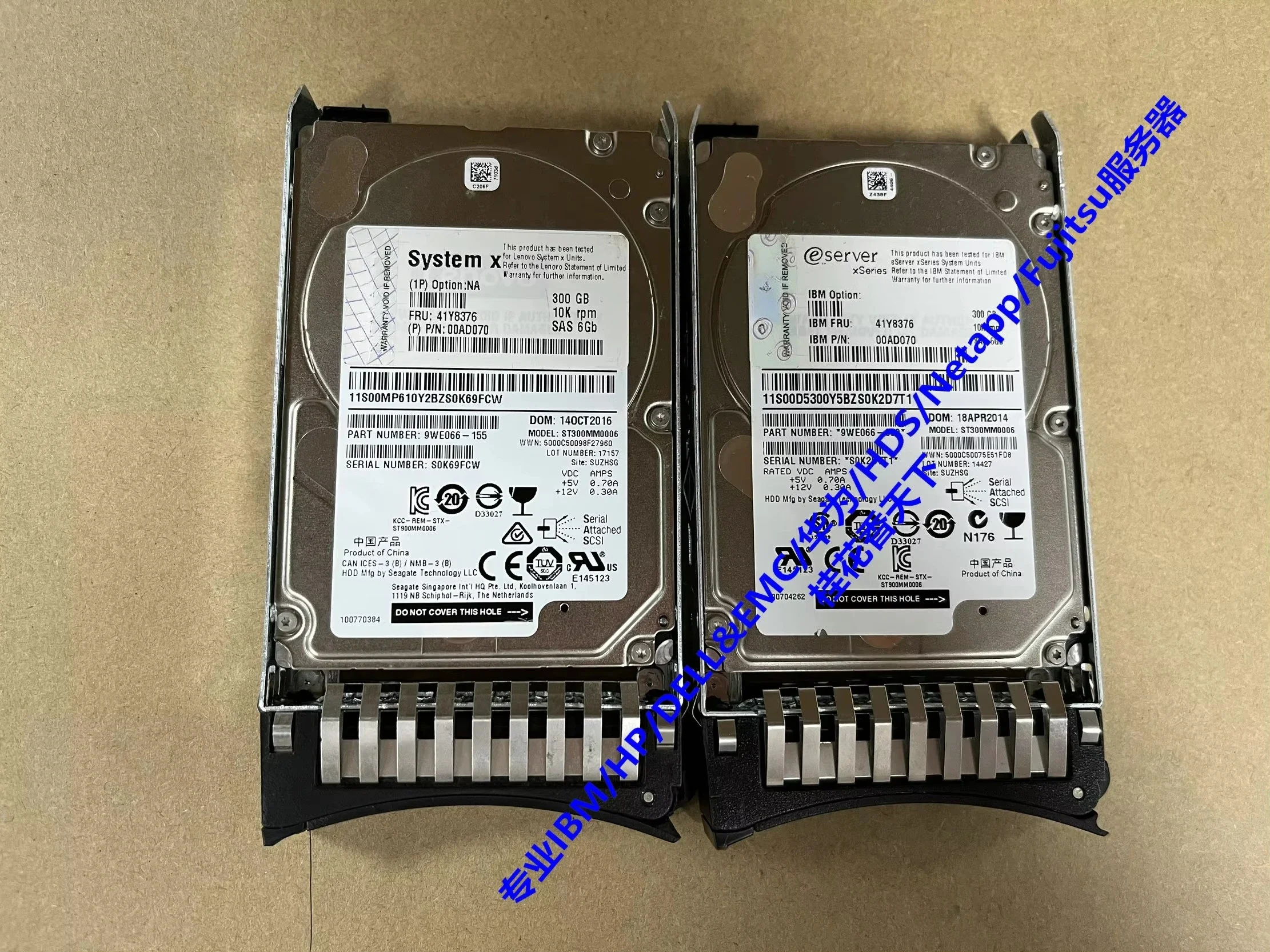 Используется для серверного жесткого диска IBM 41Y8376 300G 10K SAS 6G 2,5 дюйма 00AD070
Используется для серверного жесткого диска IBM 41Y8376 300G 10K SAS 6G 2,5 дюйма 00AD070