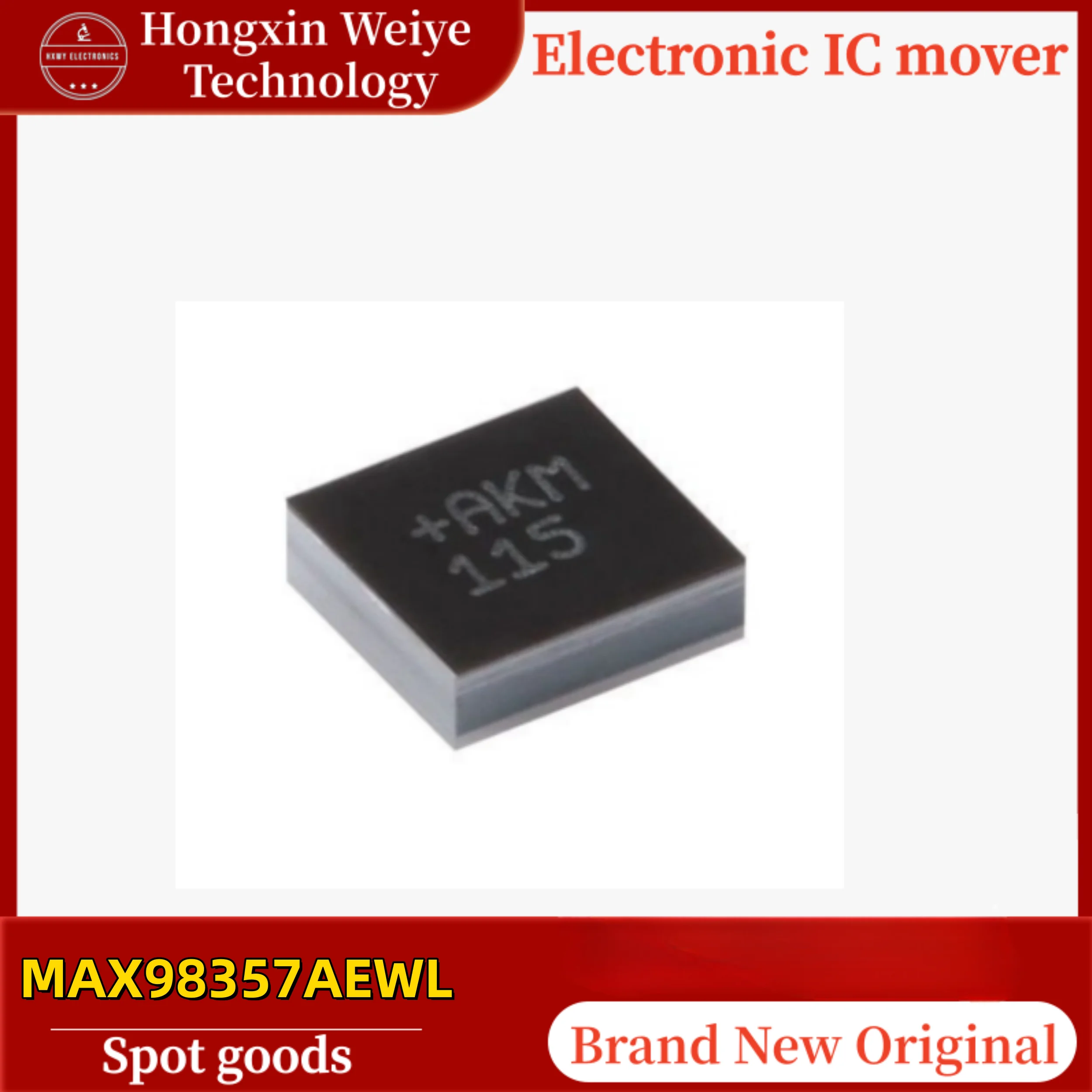 20/30 PCS MAX98357AEWL AKM WLP-9 Class D Audio Amplifier IC Chip Brand New In Stock
20/30 PCS MAX98357AEWL AKM WLP-9 Class D Audio Amplifier IC Chip Brand New In Stock