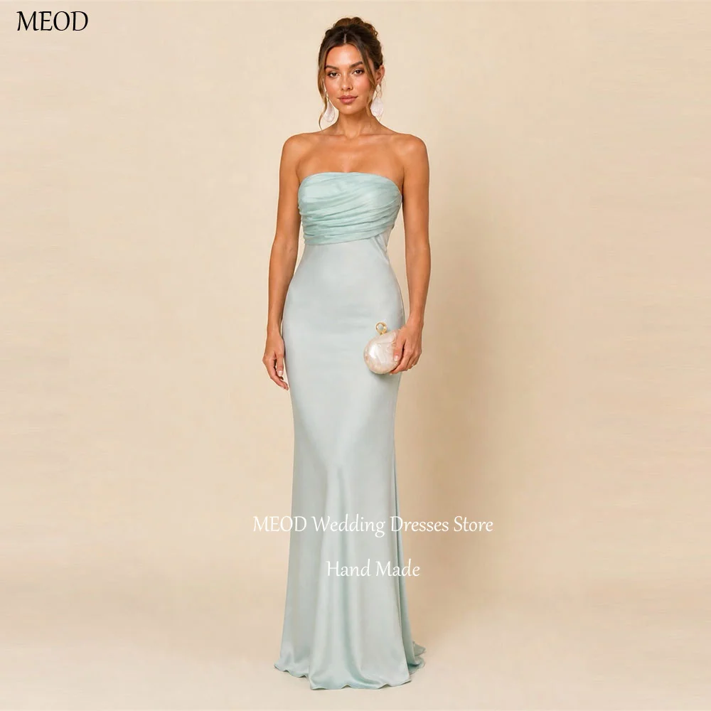MEOD Mermaid Strapless Elegant Evening Dresses Formal Simple Vestidos De Fiesta Floor Length Sleeveless Party Attire Customized
MEOD Mermaid Strapless Elegant Evening Dresses Formal Simple Vestidos De Fiesta Floor Length Sleeveless Party Attire Customized