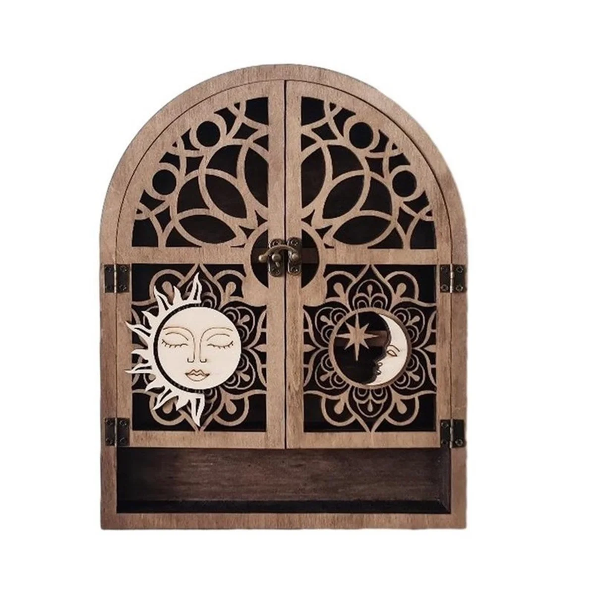 Sun Moon Crystal Display Stand 4 Shelves Natural Wooden Shelf Gothic Witchy Crystal Display Case for Living Room HOT
Sun Moon Crystal Display Stand 4 Shelves Natural Wooden Shelf Gothic Witchy Crystal Display Case for Living Room HOT