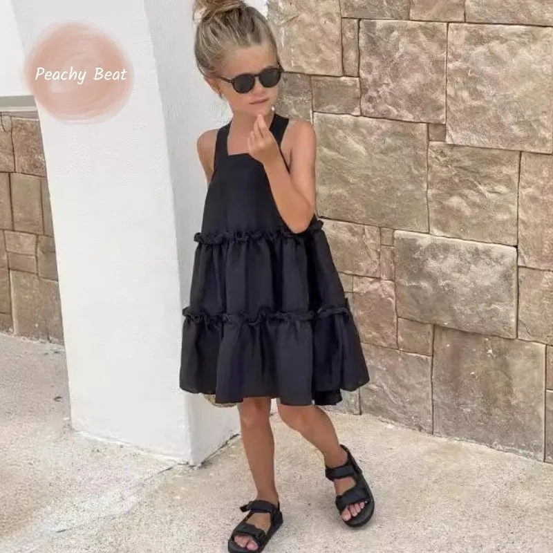 Модное хлопково-льняное платье на бретельках для маленьких девочек, однотонное платье-сарафан для малышей, летняя одежда для дня рождения, от 1 до 10 лет
Модное хлопково-льняное платье на бретельках для маленьких девочек, однотонное платье-сарафан для малышей, летняя одежда для дня рождения, от 1 до 10 лет