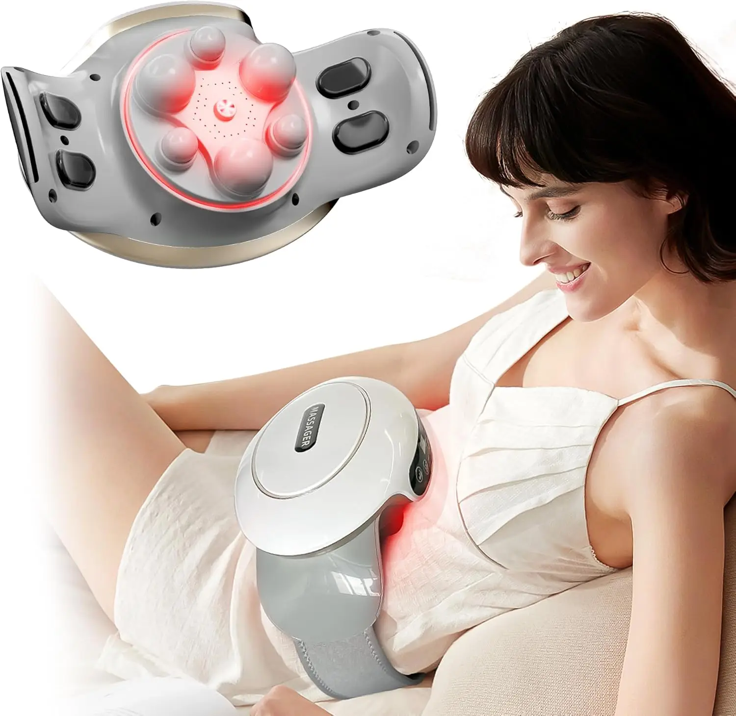 Electric Abdominal Massager, Stomach Massager for Digestion, Belly Cellulite Massage for Flattening Belly,Relieves Discomfort Ca
Electric Abdominal Massager, Stomach Massager for Digestion, Belly Cellulite Massage for Flattening Belly,Relieves Discomfort Ca