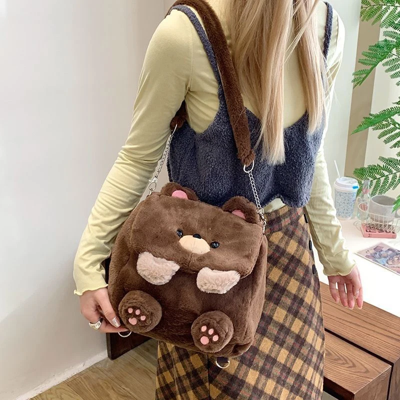 New Cute Bow Bear Cartoon Backpack, Sweet Forest Style Fashion Shoulder Bag
New Cute Bow Bear Cartoon Backpack, Sweet Forest Style Fashion Shoulder Bag
