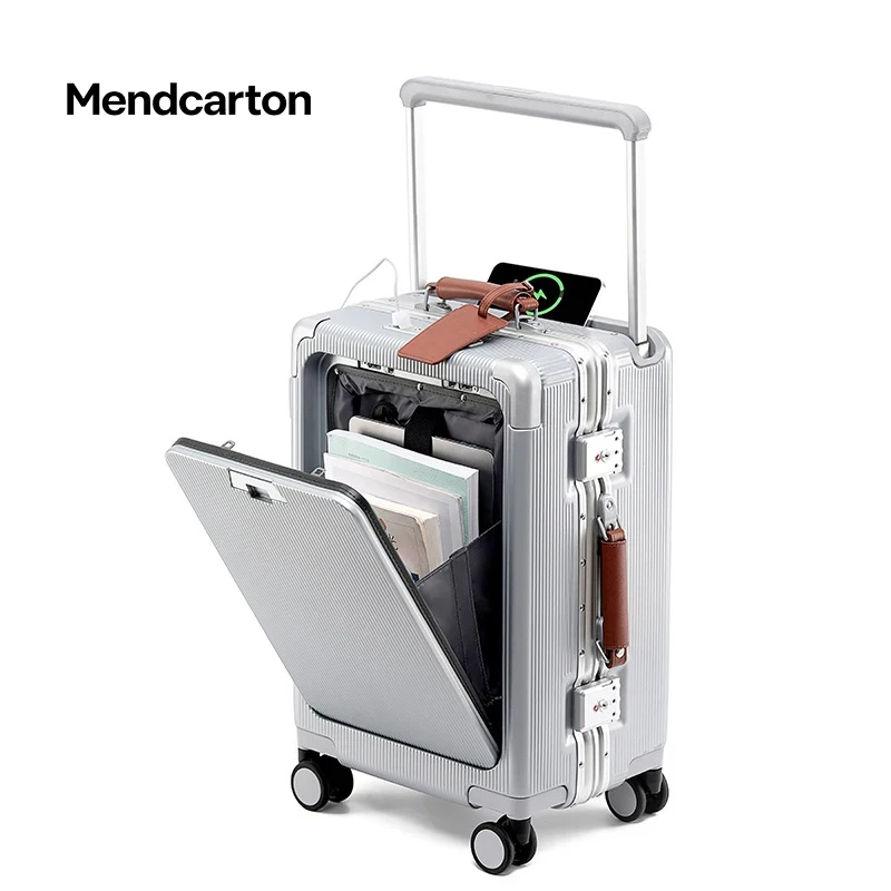 Multi-Functional Wide-Trolley Carry-On Suitcase Front-Opening 20-inch Lightweight Ladies Suitcase 24-inch Men's Luggage
Multi-Functional Wide-Trolley Carry-On Suitcase Front-Opening 20-inch Lightweight Ladies Suitcase 24-inch Men's Luggage