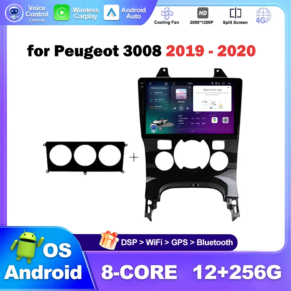 9 Inch for Peugeot 3008 2009 - 2016 Car Radio Multimedia Video Player GPS Navigation Stereo auto WiFi BT IPS Screen Carplay
9 Inch for Peugeot 3008 2009 - 2016 Car Radio Multimedia Video Player GPS Navigation Stereo auto WiFi BT IPS Screen Carplay