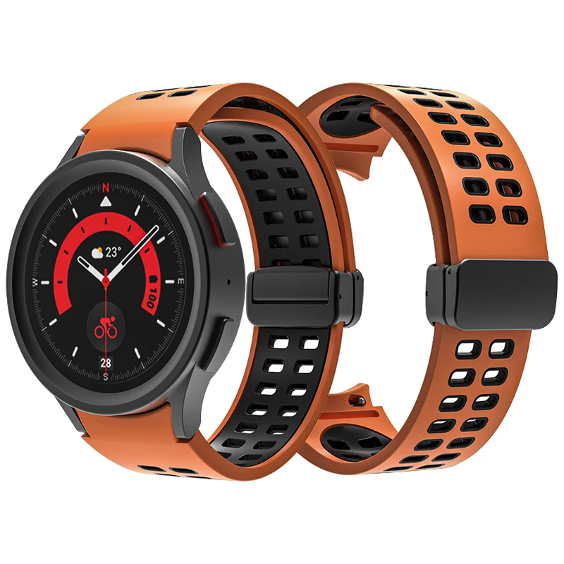 Extreme Sport Band Magnetic D Buckle For Samsung Galaxy Watch 5 Pro 45mm/44mm 40mm/Galaxy Watch 4 Classic 46mm 42 Silicone Strap
Extreme Sport Band Magnetic D Buckle For Samsung Galaxy Watch 5 Pro 45mm/44mm 40mm/Galaxy Watch 4 Classic 46mm 42 Silicone Strap