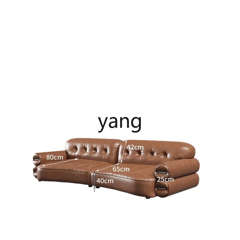 LMM Sofa Retro Caramel Mid-Ancient Oil Wax Leather Curved Small Apartment Living Room Sofa
LMM Sofa Retro Caramel Mid-Ancient Oil Wax Leather Curved Small Apartment Living Room Sofa