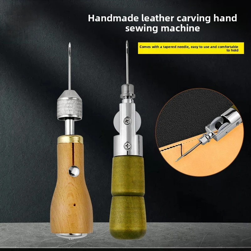 Leather Hand Stitching Awl Tool for Canvas & Cowhide, Manual Punching Needle for Leathercraft Carving DIY Sewing
Leather Hand Stitching Awl Tool for Canvas & Cowhide, Manual Punching Needle for Leathercraft Carving DIY Sewing